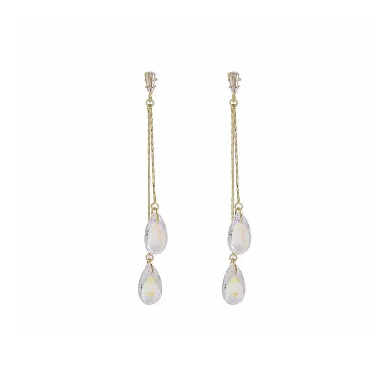 Faux Crystal Alloy Dangle Earring / Ear Cuff