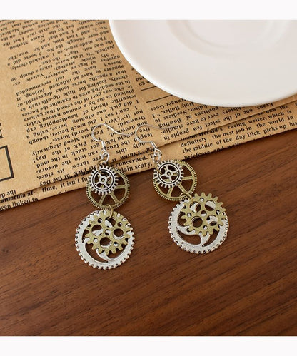 Gear Alloy Dangle Earring / Ear Cuff (Various Designs)