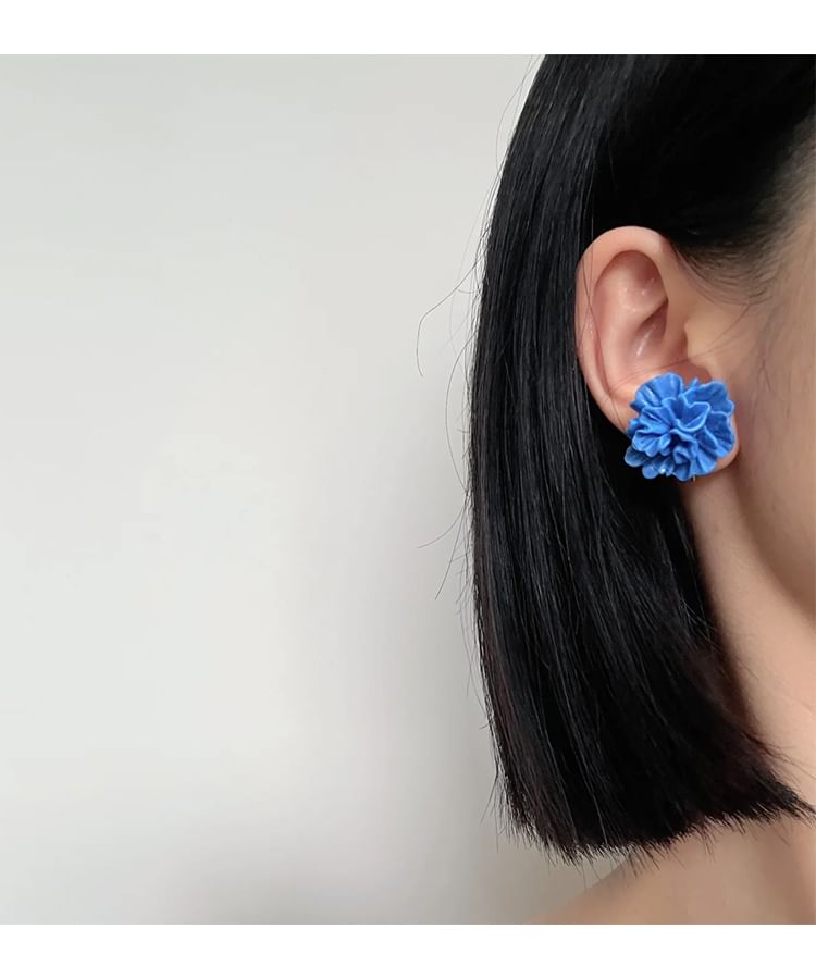 Floral Alloy Stud Earring / Ear Cuff