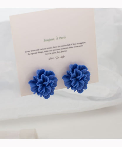 Floral Alloy Stud Earring / Ear Cuff