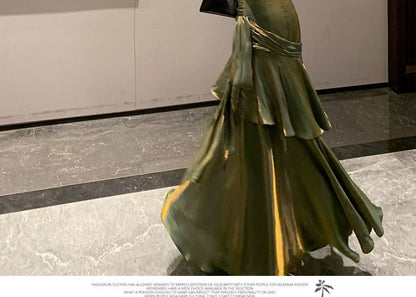 Spaghetti Strap Plain Ruched Panel Trumpet Evening Dress