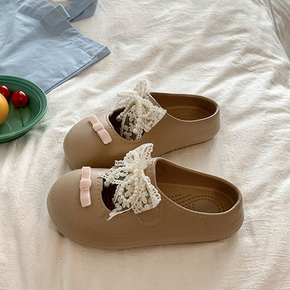 Faux Leather Beaded Sandals