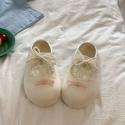 Faux Leather Beaded Sandals