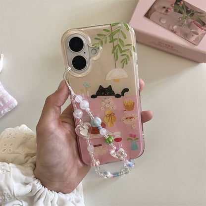 Cat Meal Table Phone Case / Strap / Set