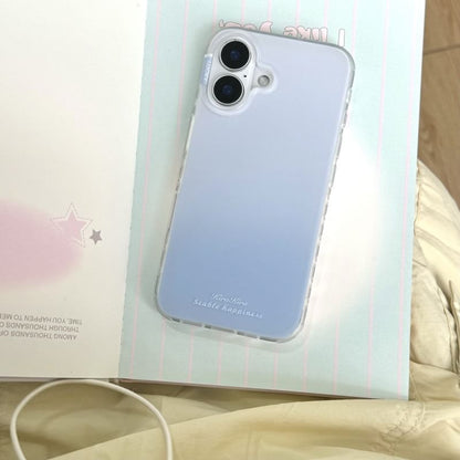 Gradient Magnetic (Compatible with MagSafe) Phone Case with Cartoon Stand