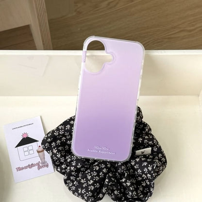 Gradient Magnetic (Compatible with MagSafe) Phone Case with Cartoon Stand