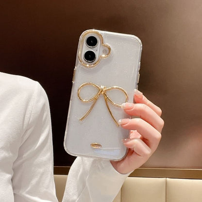 Metallic Trim Bow Phone Case