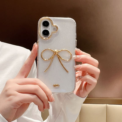 Metallic Trim Bow Phone Case