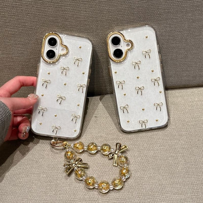 Metallic Bow Phone Case / Strap / Set