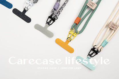 Set:  Phone Lanyard + Strap + Lanyard Pad (Various Designs)