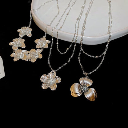 (Various Designs) Alloy Choker Floral
