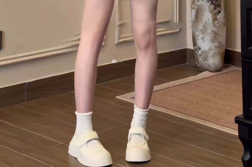 High Waist Plain Pleated Skort