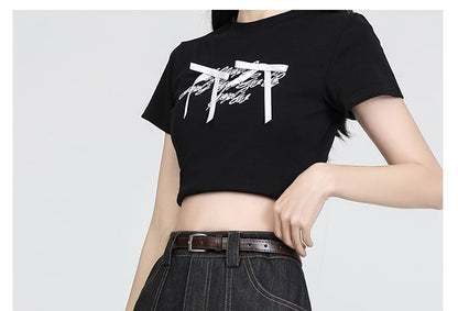 High Waist Pleated Lace Trim Denim Skort