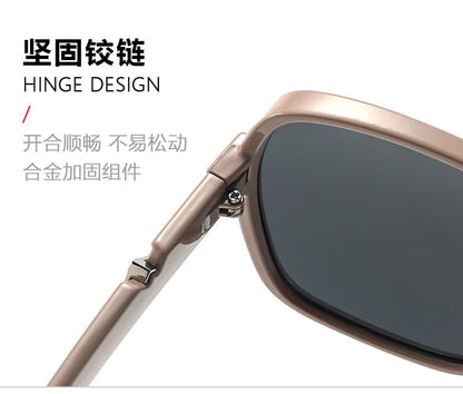 Square Frame Polarized Sunglasses