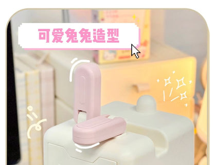 Rabbit Plastic Drawer Desk Organizer with Phone Stand