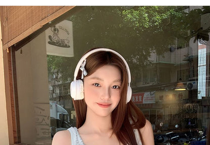 Crewneck Frill Trim Plain Tank Top