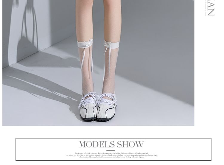 High Waist Bow Accent Tiered Lace Mini A-Line Skirt