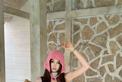 Floral Print Ruched Ruffle Hem Tube Top