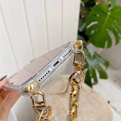 Mirrored Phone Case with Chain Strap