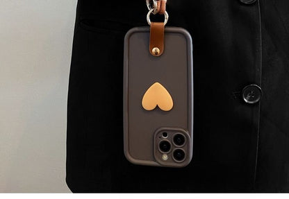 Heart Phone Case with Strap / Lanyard / Set