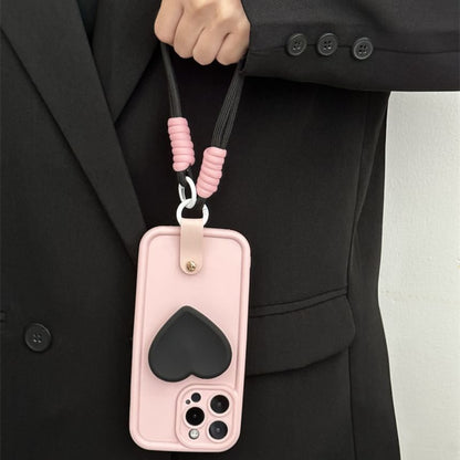 Heart Phone Case with Strap