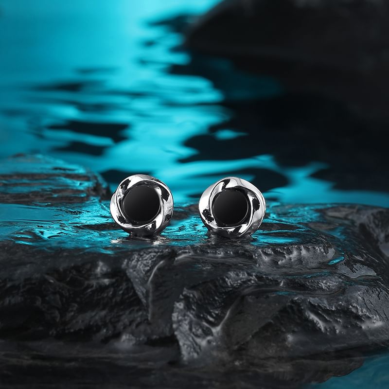 Twisted Alloy Stud Earrings