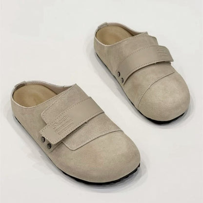 Platform Genuine Leather Mules