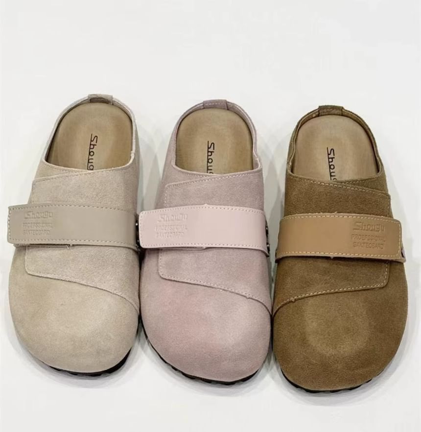 Platform Genuine Leather Mules