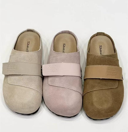 Platform Genuine Leather Mules
