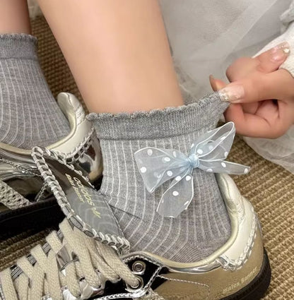 Socks Ribbon Ankle Set