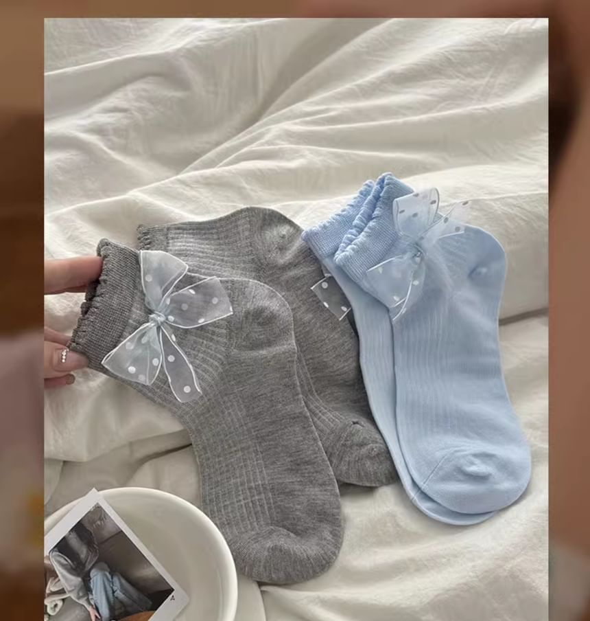 Socks Ribbon Ankle Set