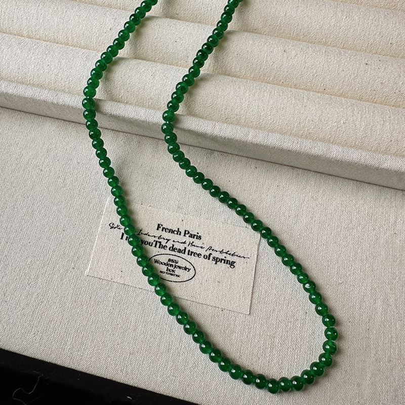 Faux Gemstone Bead Choker (Various Designs)