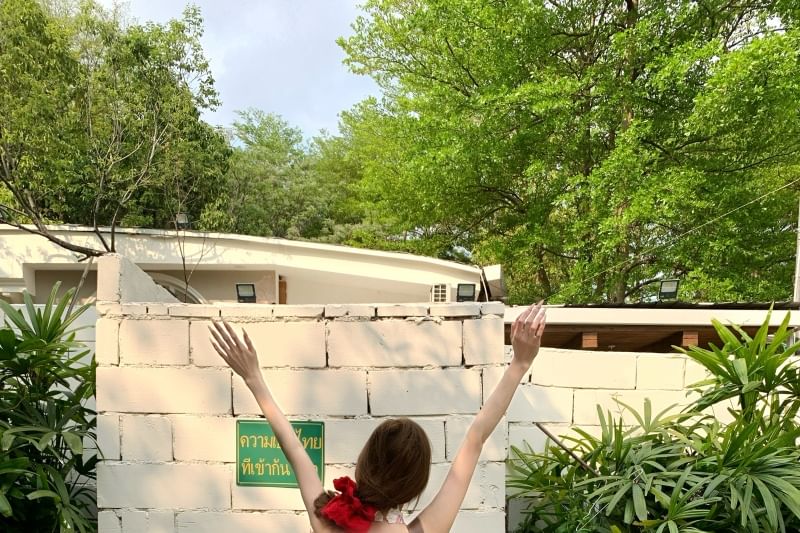 Halter Plaid Open Back Lace Panel Midi A-Line Dress