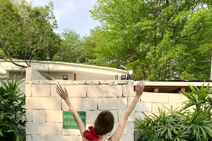 Halter Plaid Open Back Lace Panel Midi A-Line Dress