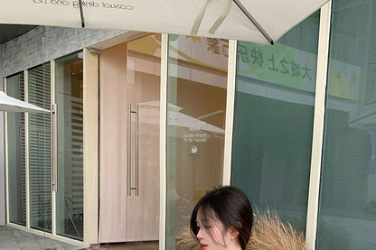 Cap-Sleeve Off-Shoulder Pintuck Lace Panel Slim Fit Blouse