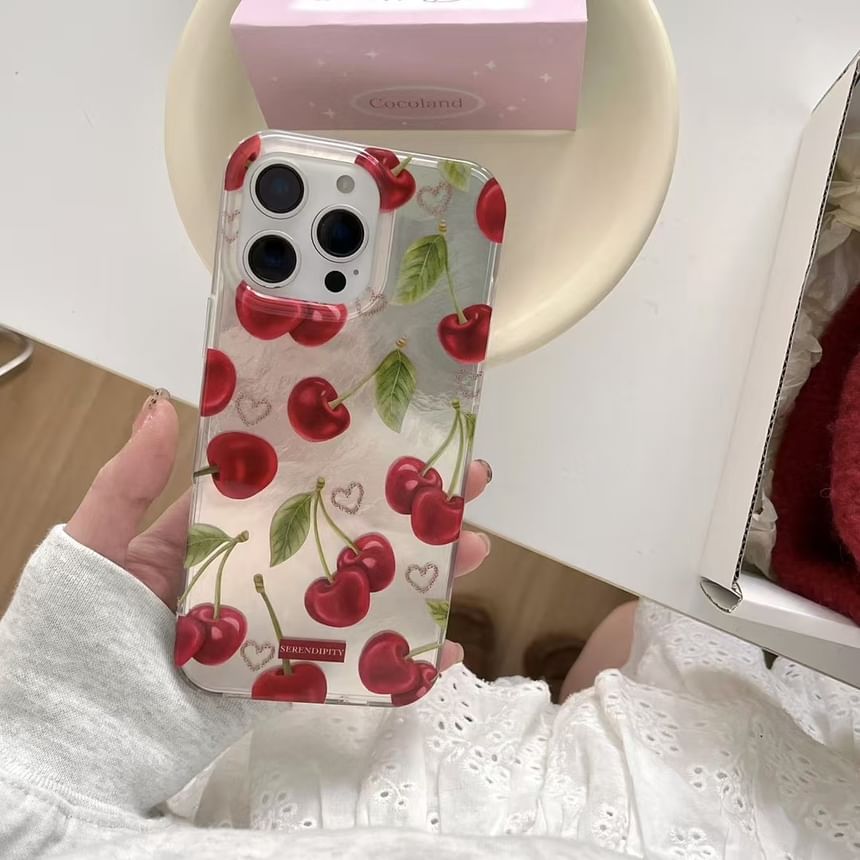 Cherry Phone Case / Charm / Set