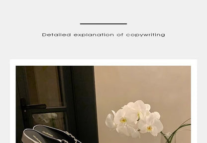 Hidden Wedge Rhinestone Faux Leather Mary Jane Mules