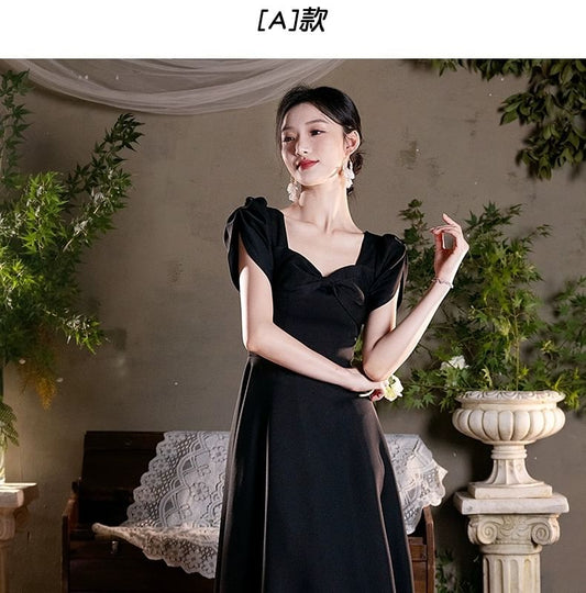 Plain A-Line Cocktail Dress (Various Designs)