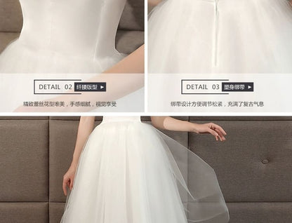 Spaghetti Strap Sweetheart Neck Plain Satin Panel Mesh Midi A-Line Wedding Dress