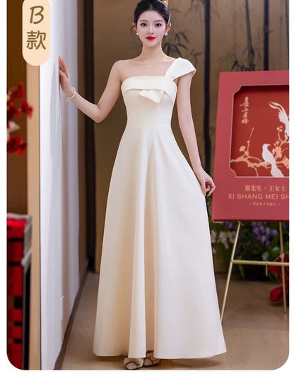 Plain A-Line Bridesmaid Dress (Various Designs)