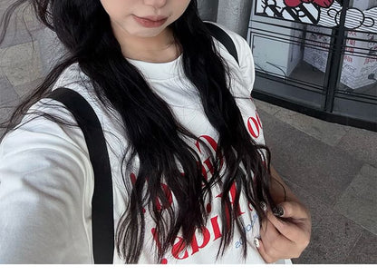 Lettering Embroidered Sun Visor