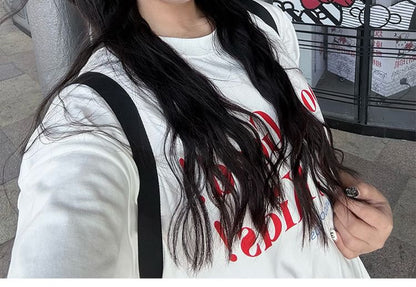 Lettering Embroidered Sun Visor