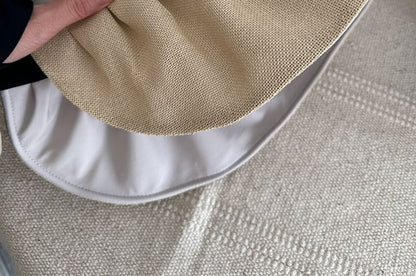 Lettering Ruffle Sun Hat