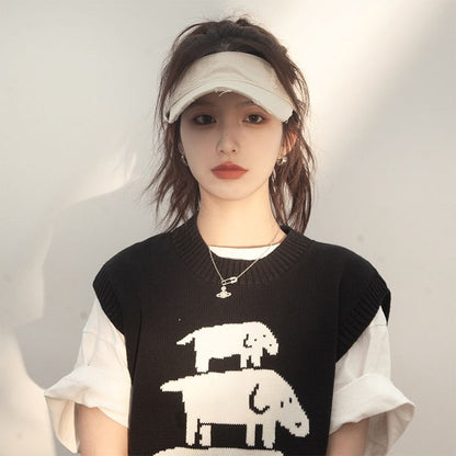 Distressed Plain Sun Visor