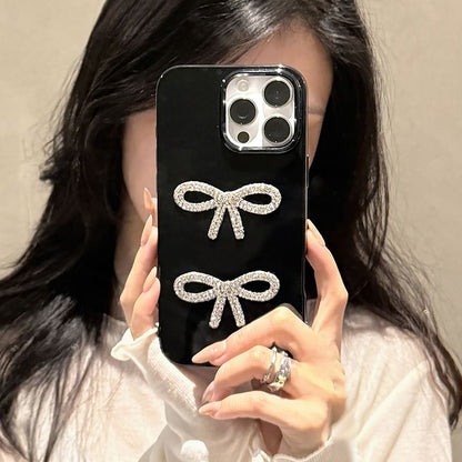 Bow Rhinestone Phone Case