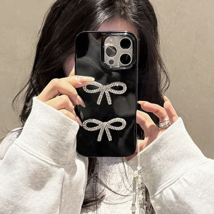 Bow Rhinestone Phone Case