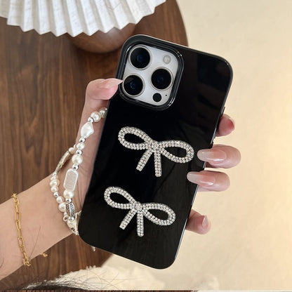 Bow Rhinestone Phone Case