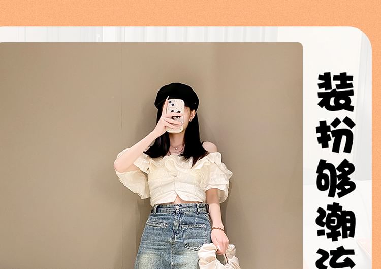 Patterned Knot Faux Pearl Platform Slide Sandals