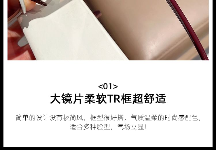 Oversized Square Polarized Sunglasses / Case / Pouch / Cleaning Cloth / Set