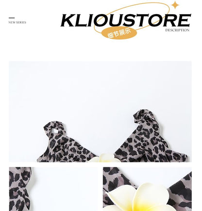 Low-Rise Solid Maxi Flared Skirt & Leopard Off-Shoulder Crop Top